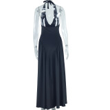 EVE Solid Color Sleeveless Maxi Dress GJYO-300761