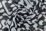 EVE Long Sleeve Print Split Maxi Dress GJYO-303235