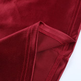 EVE Solid Color Satin Spaghetti Strap Mini Dress FL-25271