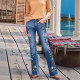 EVE Embroidered Flared Jeans GXJF-6003