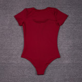 EVE V Neck Long Sleeve Bodysuit YMYF-9263
