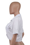 EVE Short Sleeve Solid Color Shirt XHXF-948