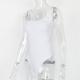 EVE Solid Color Sling Bodysuit GZJF-5096