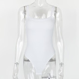 EVE Solid Color Sling Bodysuit GZJF-5096