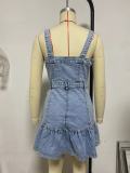 EVE Denim Sleeveless Mini Dress GYAN-8927