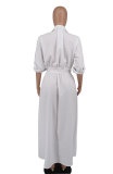 EVE Solid Color Long Sleeve Maxi Dress XHXF-932