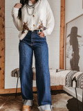 EVE Casual Washed Straight Jeans GYAN-89198