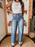 EVE Casual Washed Straight Jeans GYAN-89198
