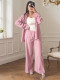 EVE Strripe Long Sleeve Shirt Two Piece Pants Set MIL-L262