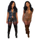 EVE Stand Collar Two-Way Zipper Short-Sleeve Top Shorts Set FOSF-8820