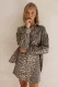 EVE Retro Leopard Print Lapel Collar Coats GYAN-894