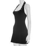 EVE Sleeveless Solid Color Mini Dress GSZM-C26DS034