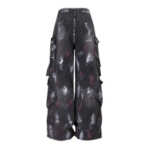 EVE Fashion Loose Patchwork Straight Jeans GQLF-9898