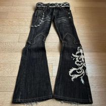 EVE Fashion Embroidered Flare Jeans GQLF-3009