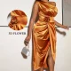 EVE Sexy Satin Single Shoulder Split Long Dress GKEN-ADR051227