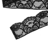 EVE Solid Color Lace Scarf Strapless Top GSBW-Q25TP439
