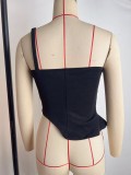 EVE Sleeveless Sling Backless Wrap Chest Tank Top GPBY-8913