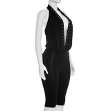 EVE Deep V Neck Backless Seventh Jumpsuit GDSF-J26JP015