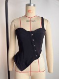 EVE Sleeveless Sling Backless Wrap Chest Tank Top GPBY-8913