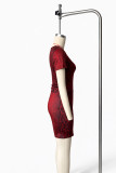 EVE Snake Print Short Sleeve Two Piece Shorts Set QXLB-10163
