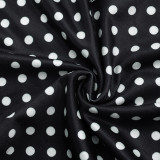 EVE Polka Dots Print Backless Mini Dress MXBF-J26DS002