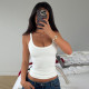 EVE Solid Color Sport Tank Tops LJSF-T5B20971X