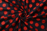 EVE Polka Dots Print Bikinis Tops Three Piece Shorts Set GZJQ-K6S02650A