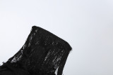 EVE Lace Patchwork Off Shoulder Maxi Dress GZJQ-K25D91003