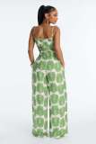 EVE Print Sling Slim Jumpsuit YD-8850