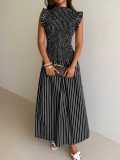 EVE Stripe Sleeveless Maxi Dress GPBY-DR8187