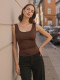 EVE U Neck Sleeveless Tank Top GZJF-ZJ2666