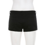 EVE Solid Color Slim Short GPKJ-MR46858