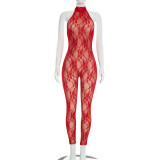 EVE Lace See Through Backless Jumpsuit GDSF-D26JP058