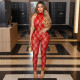 EVE Lace See Through Backless Jumpsuit GDSF-D26JP058