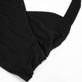 EVE Halterneck Hollow Out Two Piece Pants Set GDSF-J26ST054
