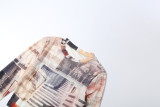 EVE Mesh Print Long Sleeve Tops Tight Pants Suit DLSF-K6S01605A
