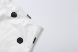 EVE Polka Dot Print Backless Vest Seventh Pants Suit XEF-K6S03857A