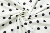 EVE Lace Patchwork Polka Dot Print Long Skirt DLSF-K6J03778A