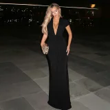 EVE Deep V Neck Solid Color Maxi Dress LJSF-D5B20973X
