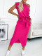 EVE Casual Sport Knits Split T Shirt Dress GHYX-Y2312