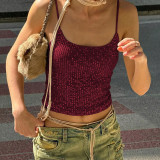 EVE Sexy Sequin Sling Tank Tops LJSF-T6121112X
