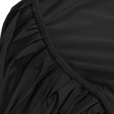 EVE Solid Color Sleeveless Ruched Mini Dress BY-7658