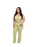 EVE Sleeveless Tank Top Flare Pants Suit CM-60405