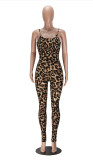 EVE Print Backless Sling Tight Jumpsuit MZ-2011-1