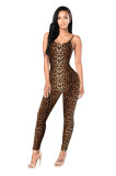 EVE Print Backless Sling Tight Jumpsuit MZ-2011-1