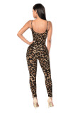 EVE Print Backless Sling Tight Jumpsuit MZ-2011-1