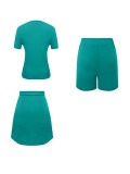 EVE Fashion Solid Color Three Piece Shorts Set ZDF-33520