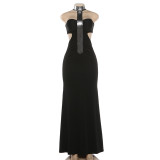 EVE Backless Tube Top Maxi Dress DLSF-K6D03208A