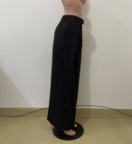 EVE Solid Color High Waist Wide Leg Pants QODY-6074