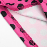 EVE Polka Dots Print Tube Top Mini Dress GSZM-D26DS072